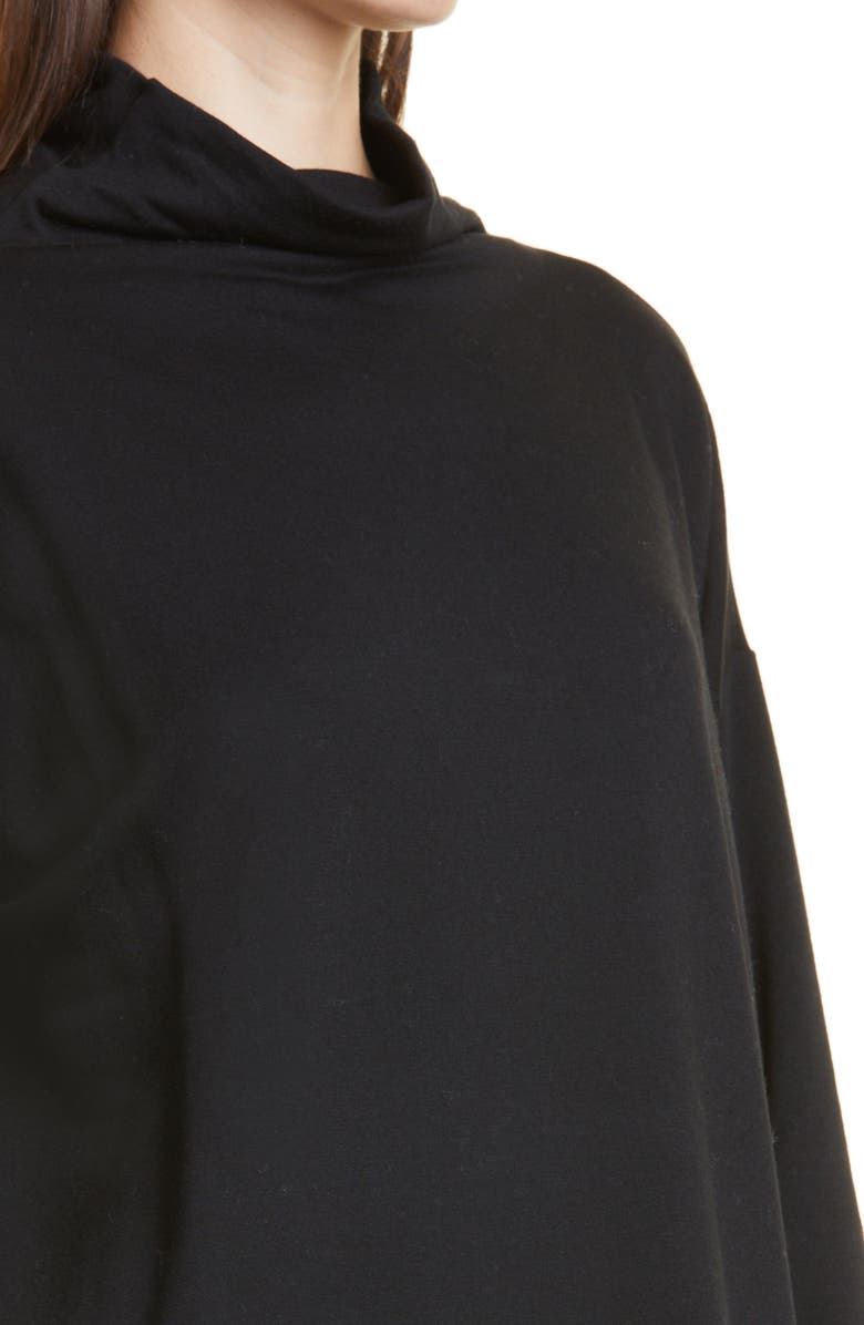 Eileen Fisher High Funnel Neck Tunic Sweater, Alternate, color, 