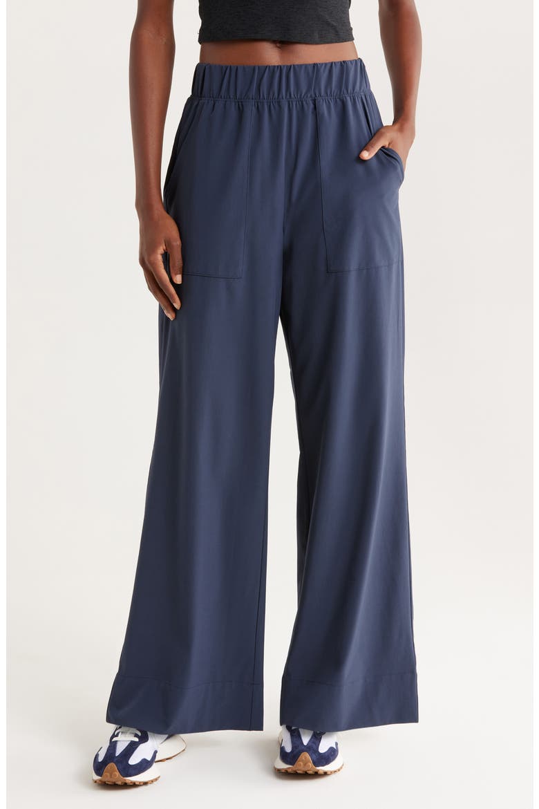 Wide Leg Utility Pants, Main, color, NOCTURNAL NAVY
