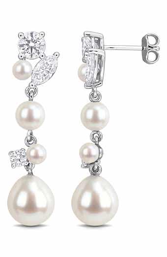 Cultured Freshwater Pearl Drop Earrings