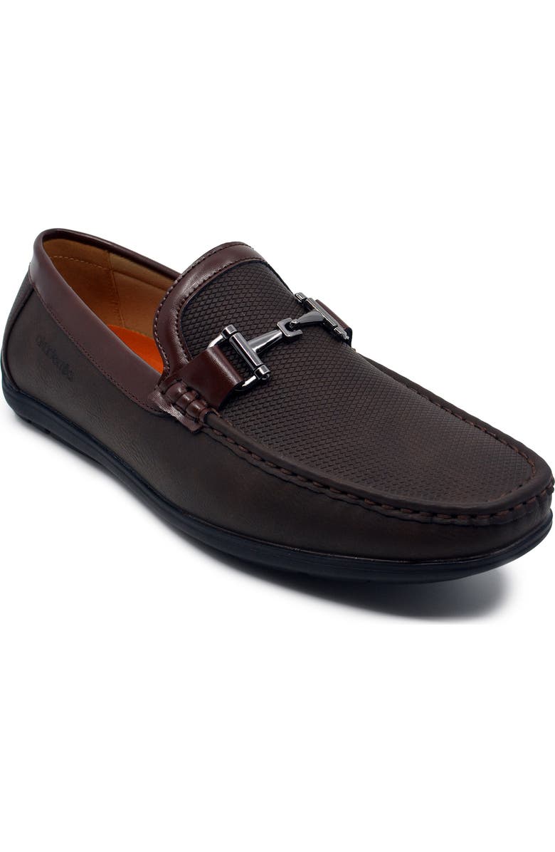 AKADEMIKS Ogden Bit Driving Loafer, Main, color, Brown