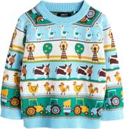 NEXT Kids' Farm Fair Isle Sweater