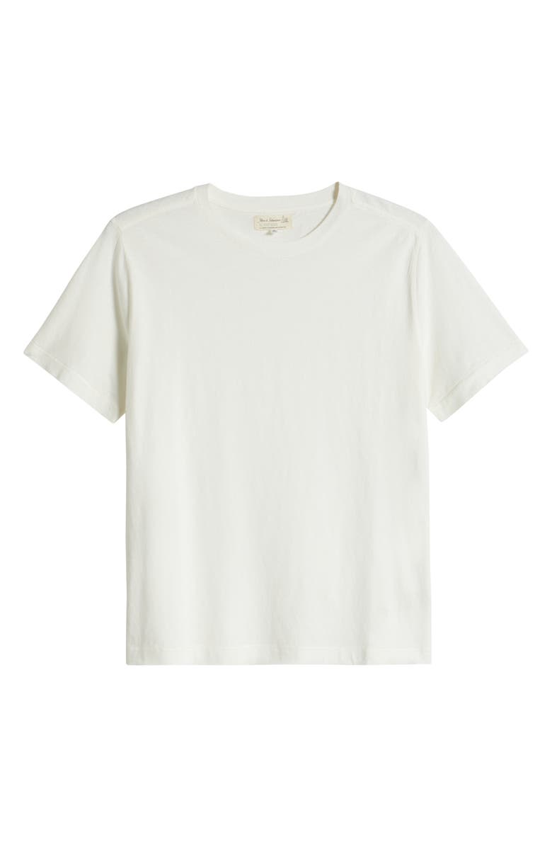MERZ B SCHWANEN Organic Cotton & Hemp T-Shirt, Alternate, color, White