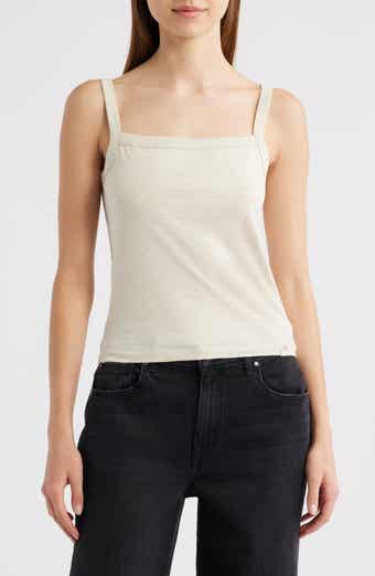 The Slub Cotton Square Neck Tank