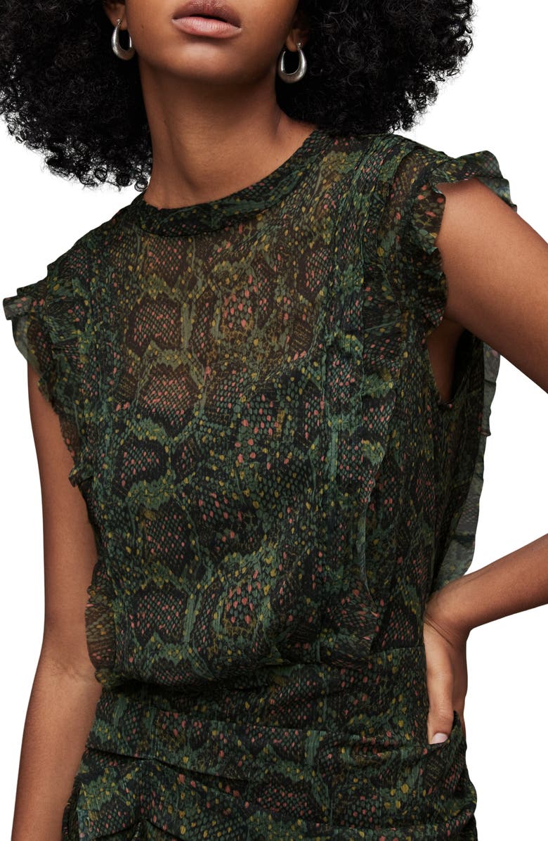 AllSaints Hali Tamora Minidress, Alternate, color, 