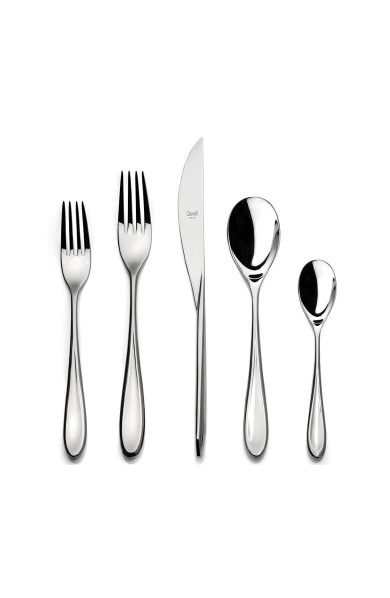Mepra Forma Flatware Set - 20 Pieces, Main, color, Silver