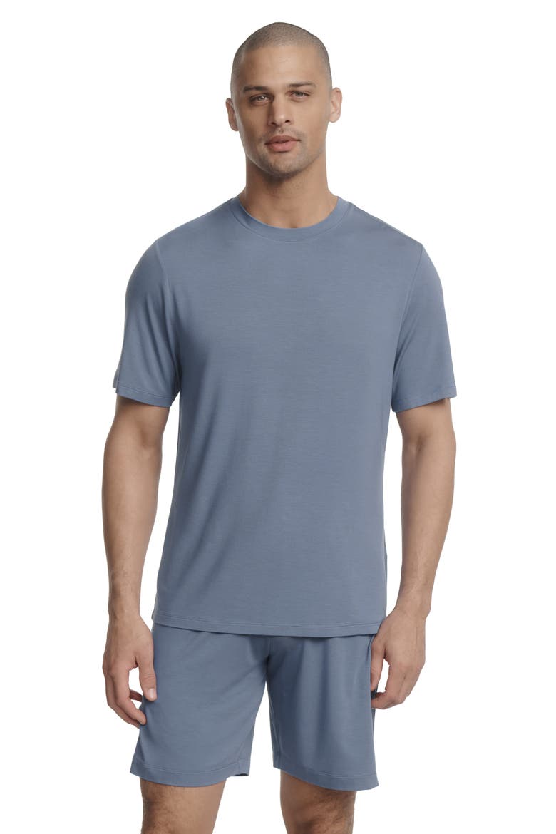 Henry Stretch Tencel® Modal Short Pajamas, Alternate, color, SLATE BLUE