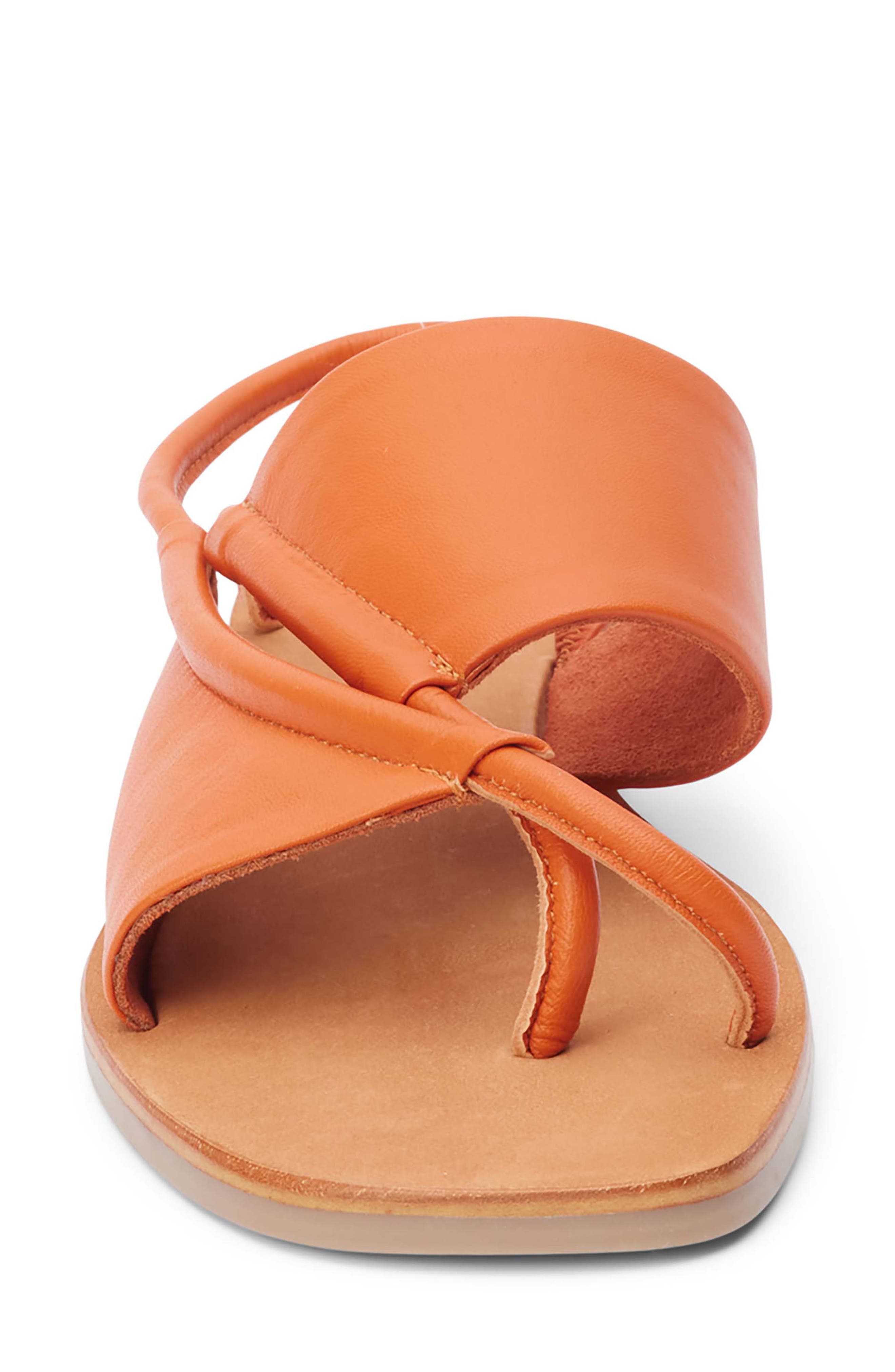 Shayla Asymmetric Slingback Sandal, Alternate, color, ORANGE