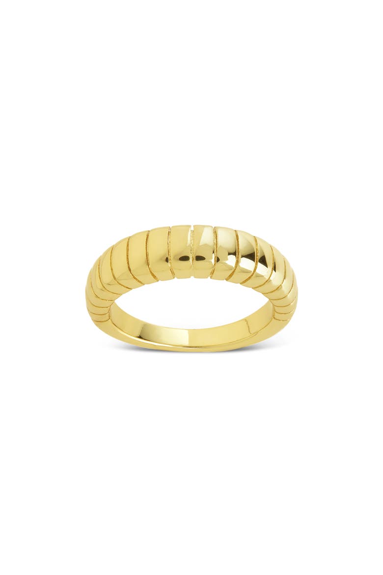 Gro Stacked Ridge Band Ring, Main, color, GOLD