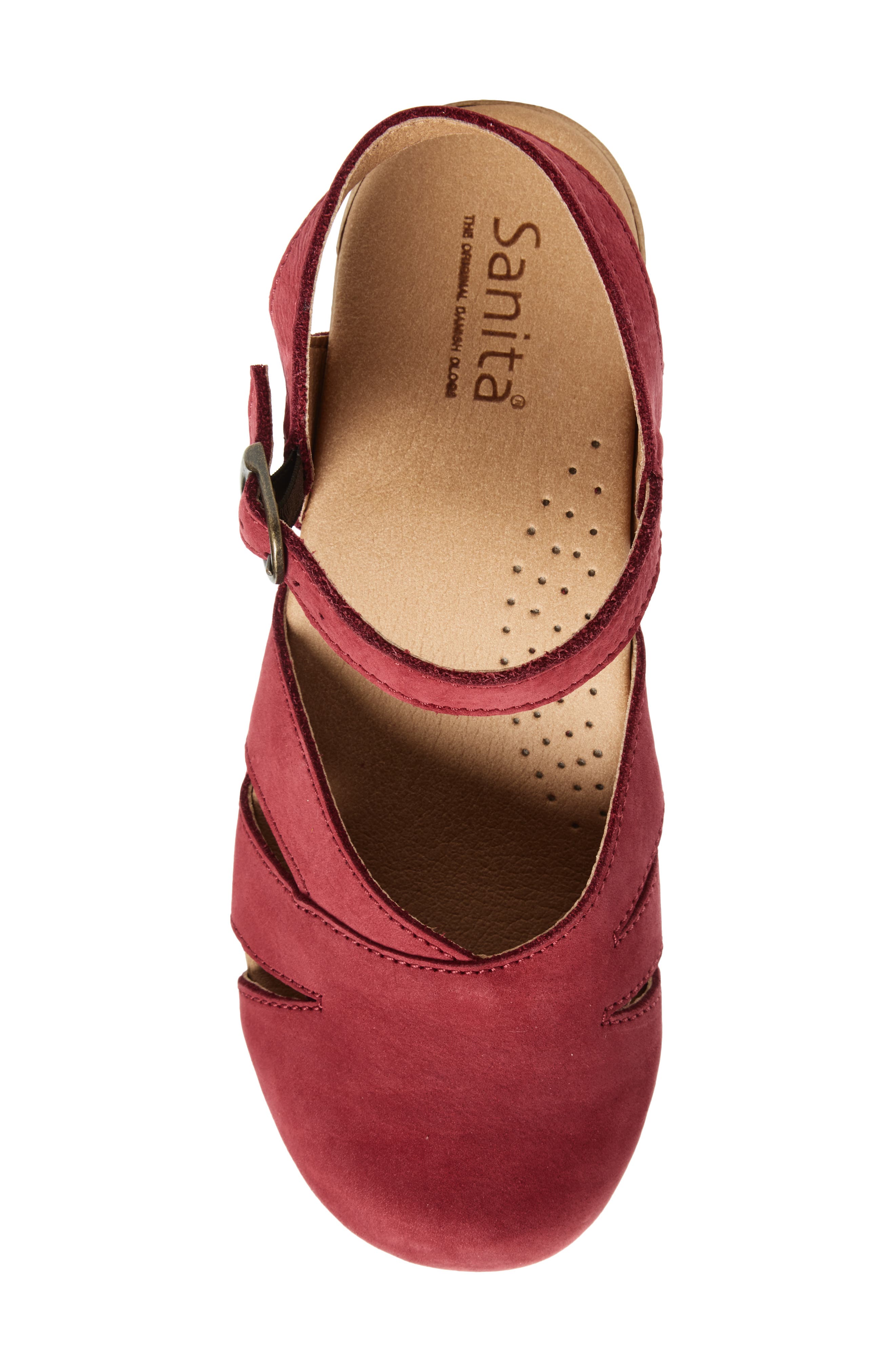 Sanita Margrethe Sandal, Alternate, color, Red