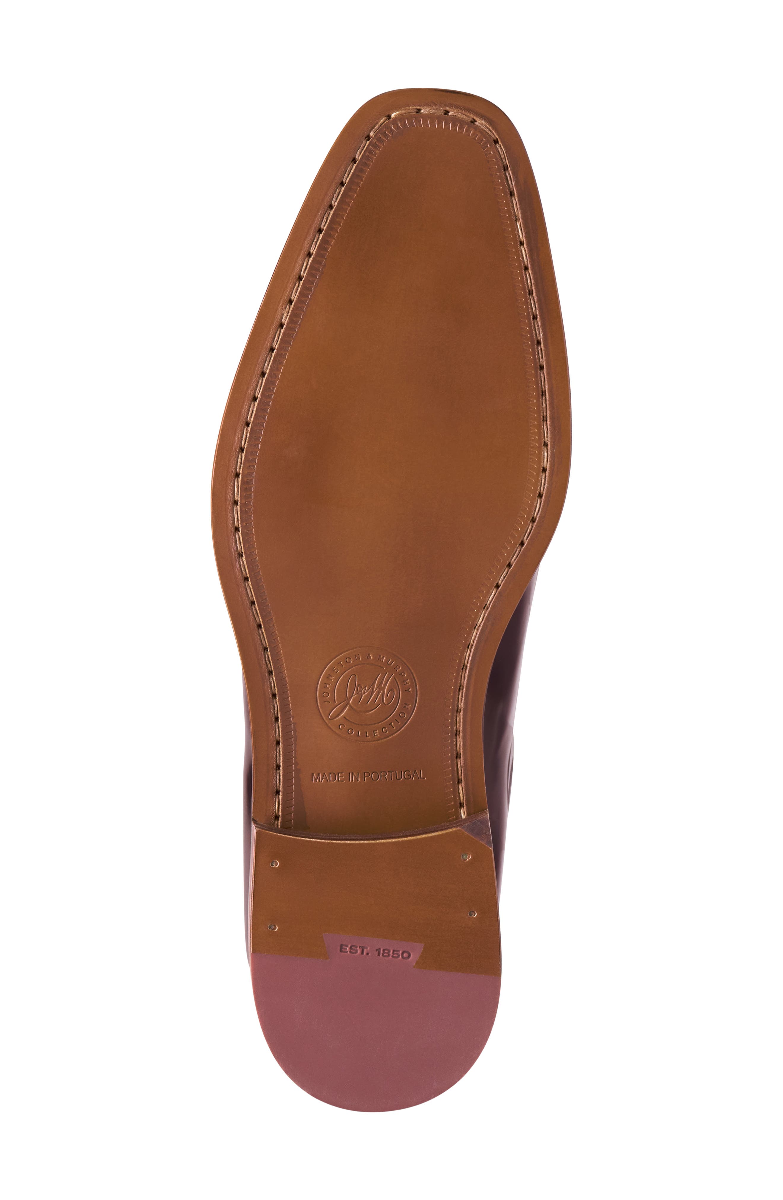 Arrister Moc Toe Derby, Alternate, color, BORDEAUX ITALIAN FULL GRAIN