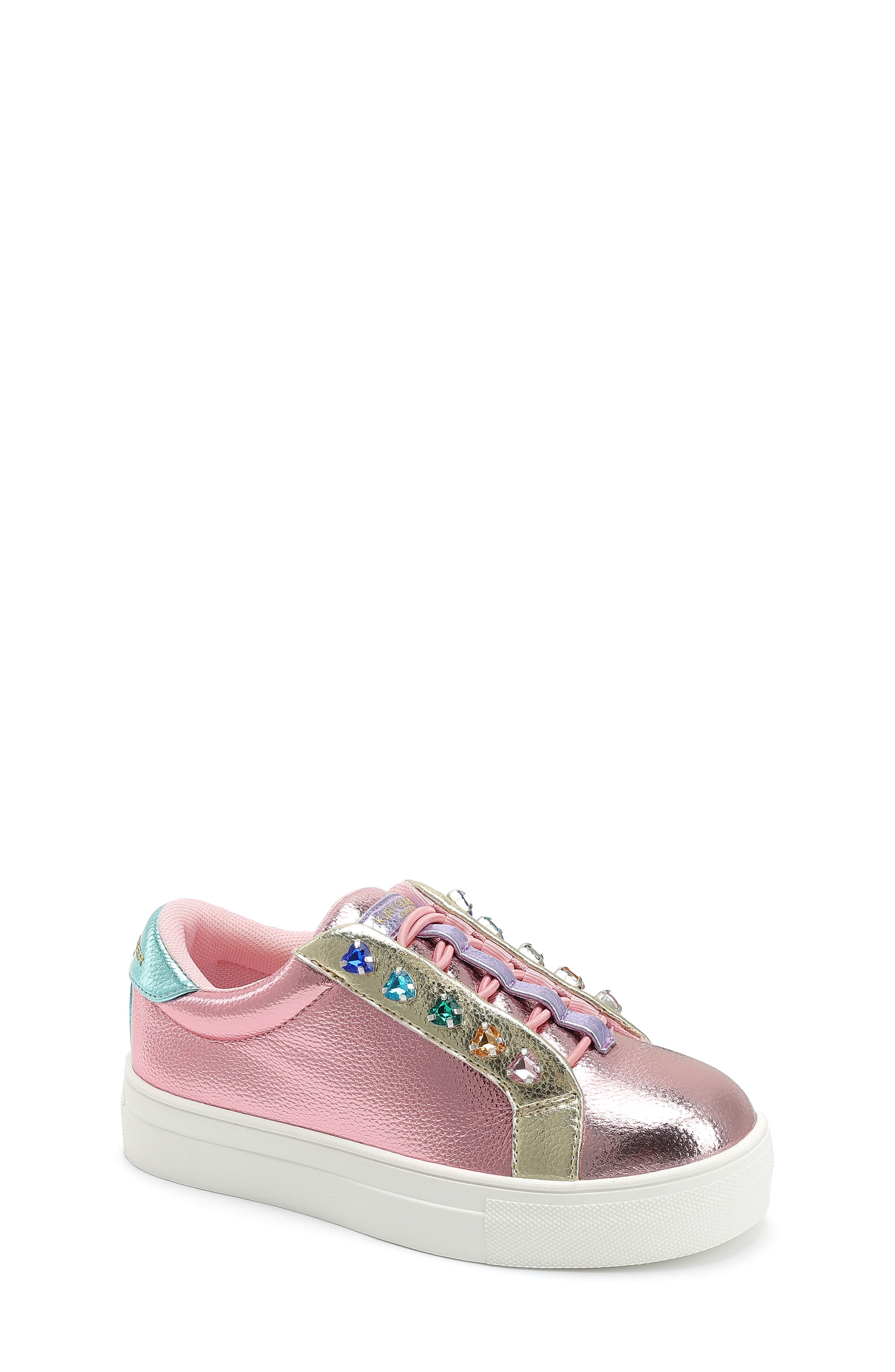 Kurt Geiger London Kids' Mini Liviah Slip-On Sneaker, Main, color, Pastel Multi