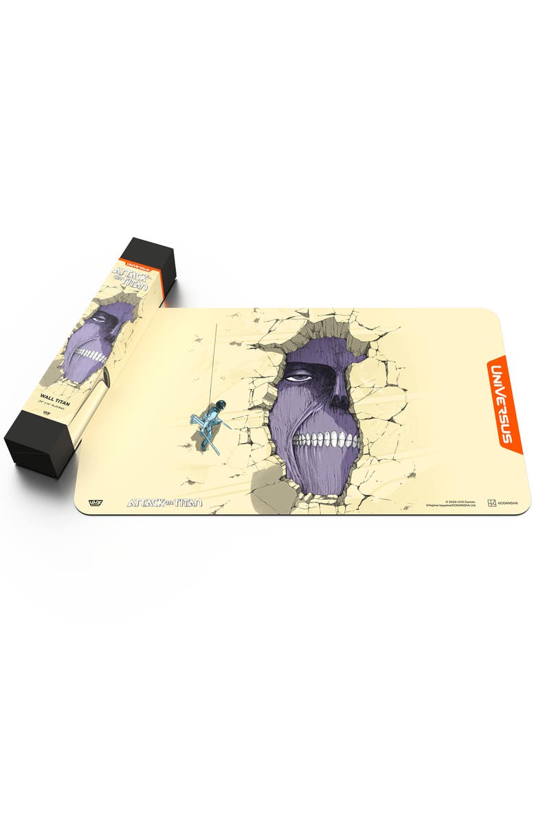 UniVersus Attack On Titan, Battle For Humanity Wall Titan Playmat 24 X 14 Inches, Alternate, color, Multicolored