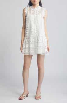 CIEBON Cara Butterfly Lace Shift Dress