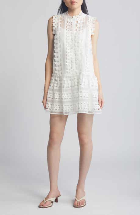 CIEBON Cara Butterfly Lace Shift Dress
