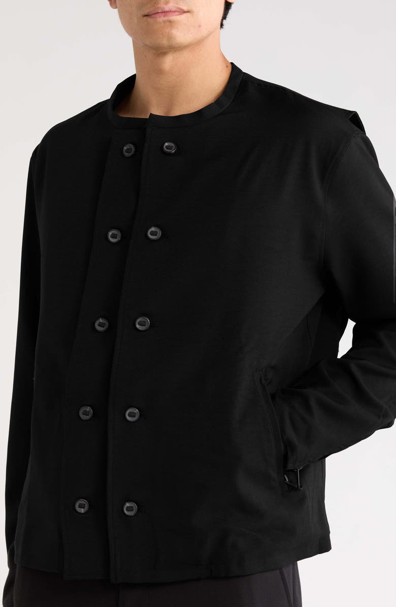Y-3 Uniform Adaptive Twill Top, Alternate, color, Black