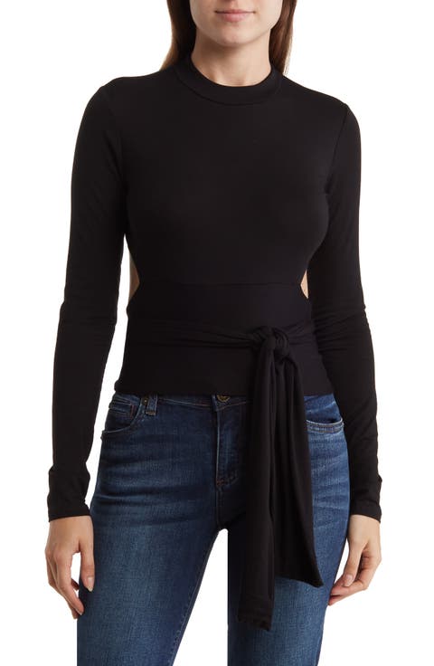 Long Sleeve Wrap Top