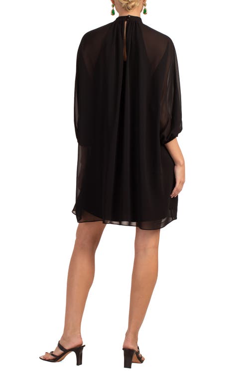 TRINA TRINA TURK TRINA TURK RHYME CHIFFON SHIFT DRESS