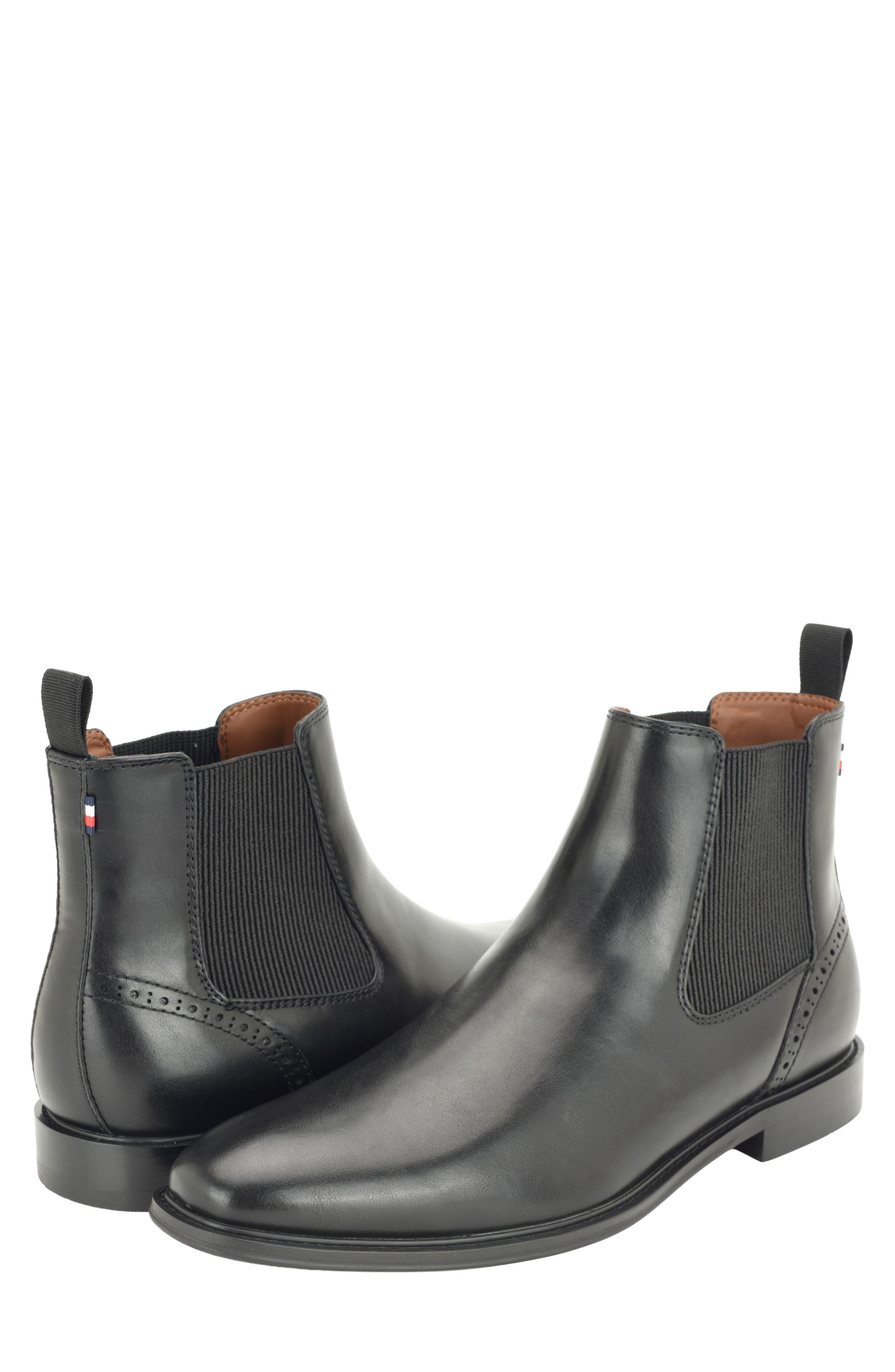 Crenshaw Chelsea Boot, Alternate, color, BLACK