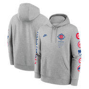 Nike Men's Nike Heather Gray Chicago Cubs 150th Anniversary Club Hoodie