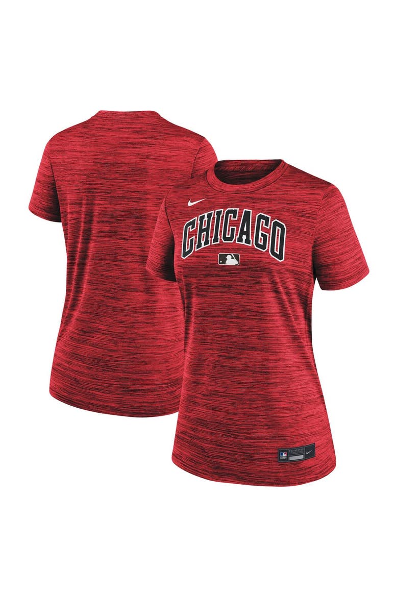 Women's Nike Red Chicago White Sox 2025 City Connect Authentic Collection Velocity Performance T-Shirt, Main, color, Red