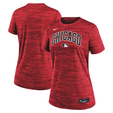 Women's Nike Red Chicago White Sox 2025 City Connect Authentic Collection Velocity Performance T-Shirt