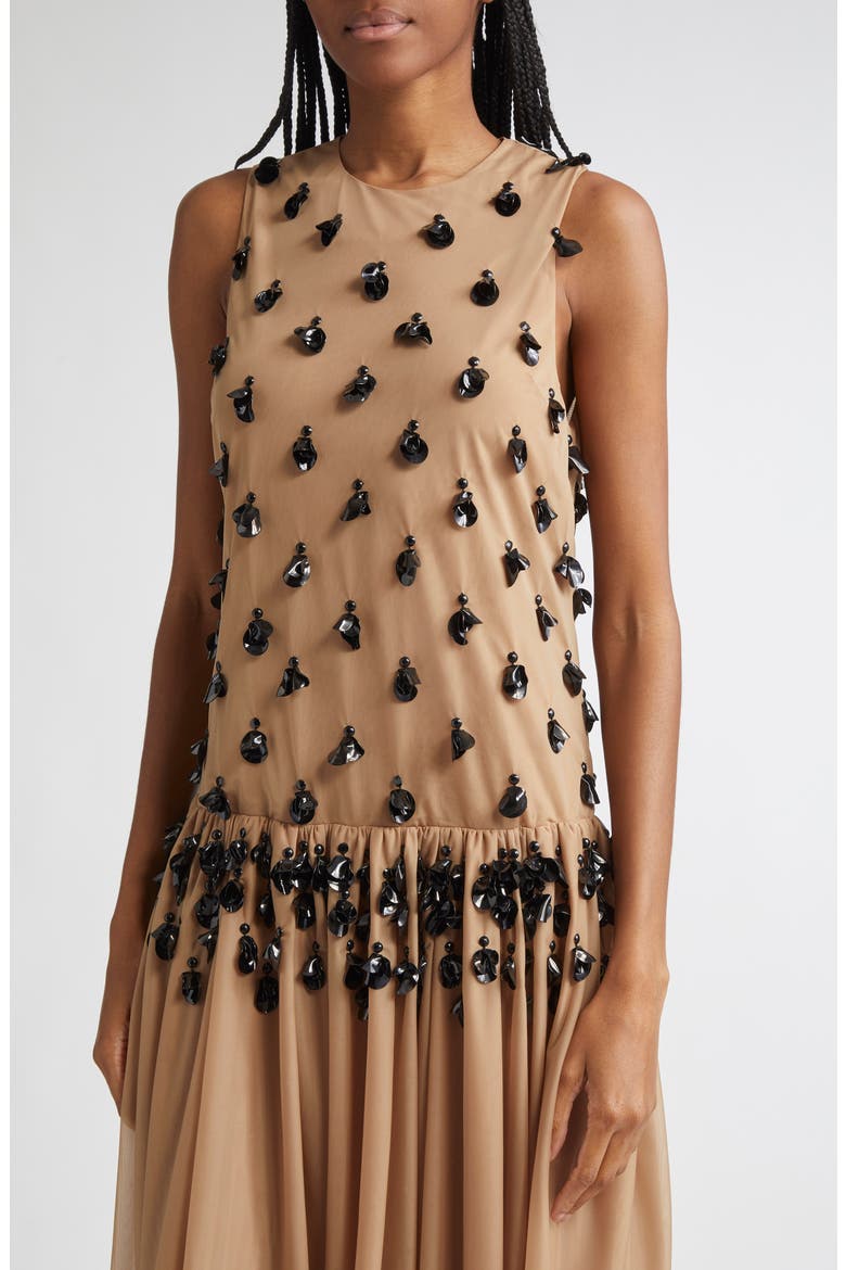 Embellished Cocktail Dress, Alternate, color, GINGER