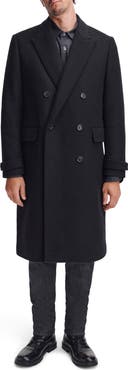 rag & bone Lombard Double Breasted Wool Blend Coat