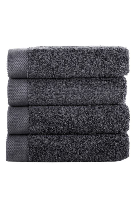 Solid Signature 4-Pack Turkish Cotton Washcloths