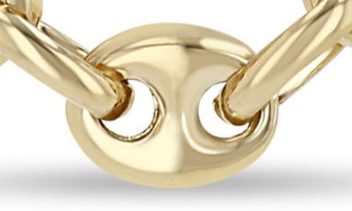 Zoë Chicco Double Piercing Mariner Chain Earring In 14k Yellow Gold