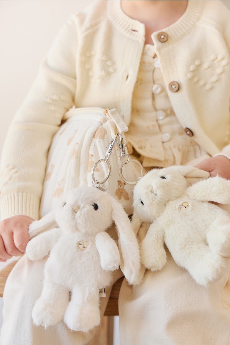 Penelope the Bunny Set of 2 Plush BFF Keychains, Alternate, color, Blossom & Sunshine
