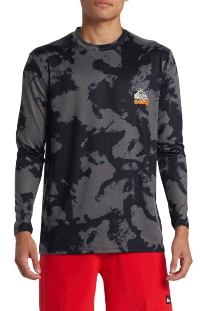 Quiksilver Hi Petroglyph Surf Long Sleeve Performance Rashguard, Main, color,