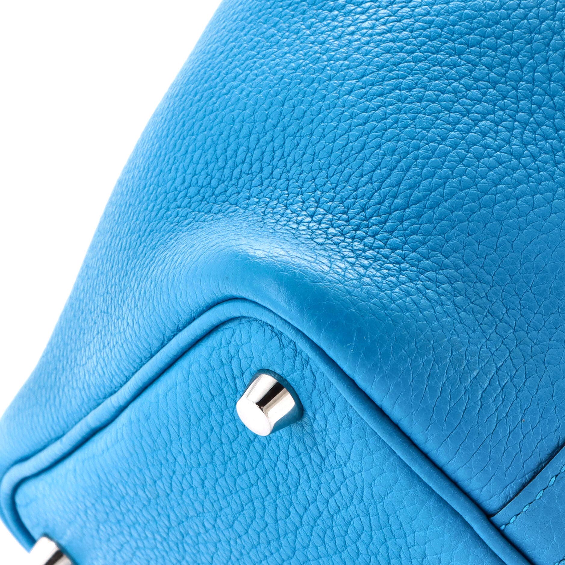 Pre-Owned Hermes Picotin Lock Bag Clemence PM, Alternate, color, Bleu Zanzibar