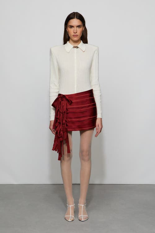 Et Ochs Reed Skirt In Red