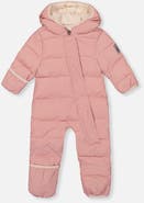 Deux par Deux Cloud Car Seat Adapted Fleece-Lined One Piece Snowsuit