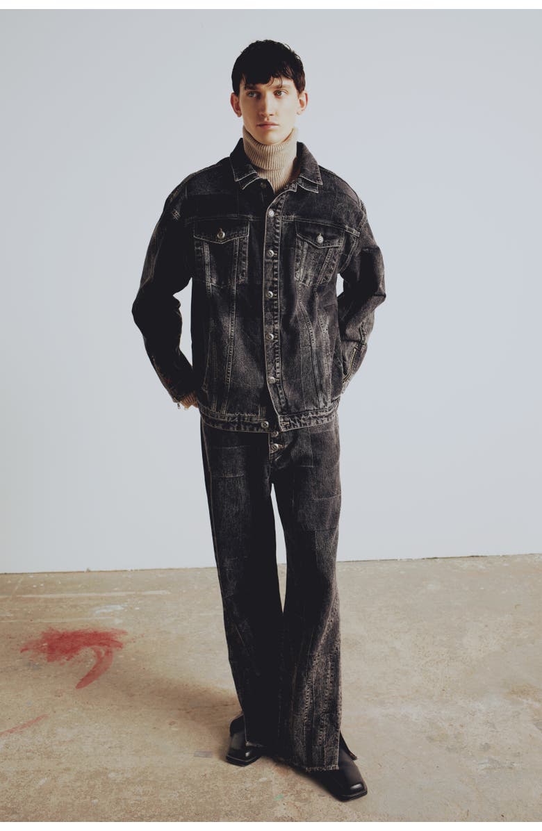 PCFG Your *Itch Colorblocked Denim Pant, Main, color, Black