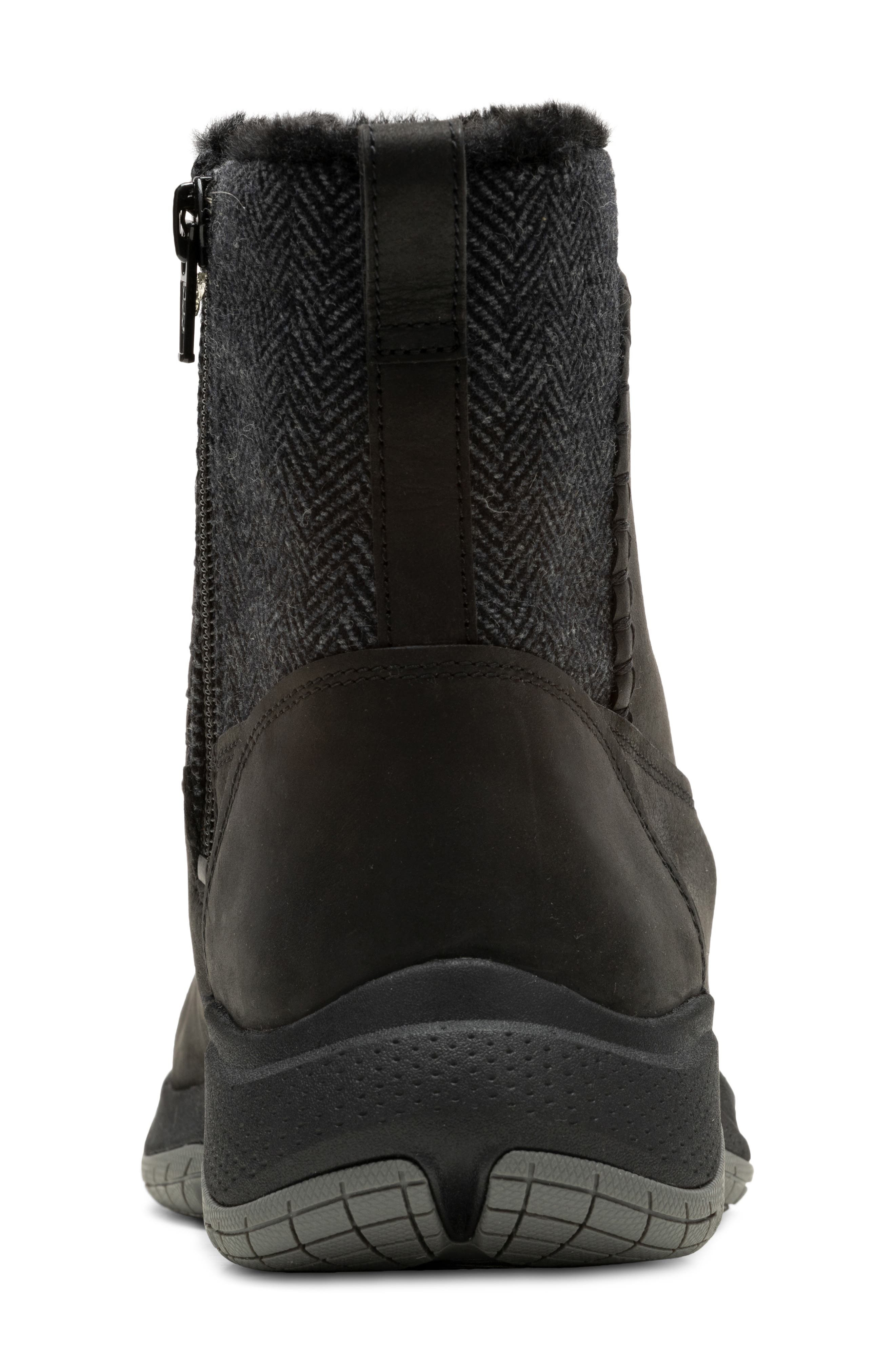 Merrell Encore Ice 5 Faux Fur Trim Bootie, Alternate, color, Black