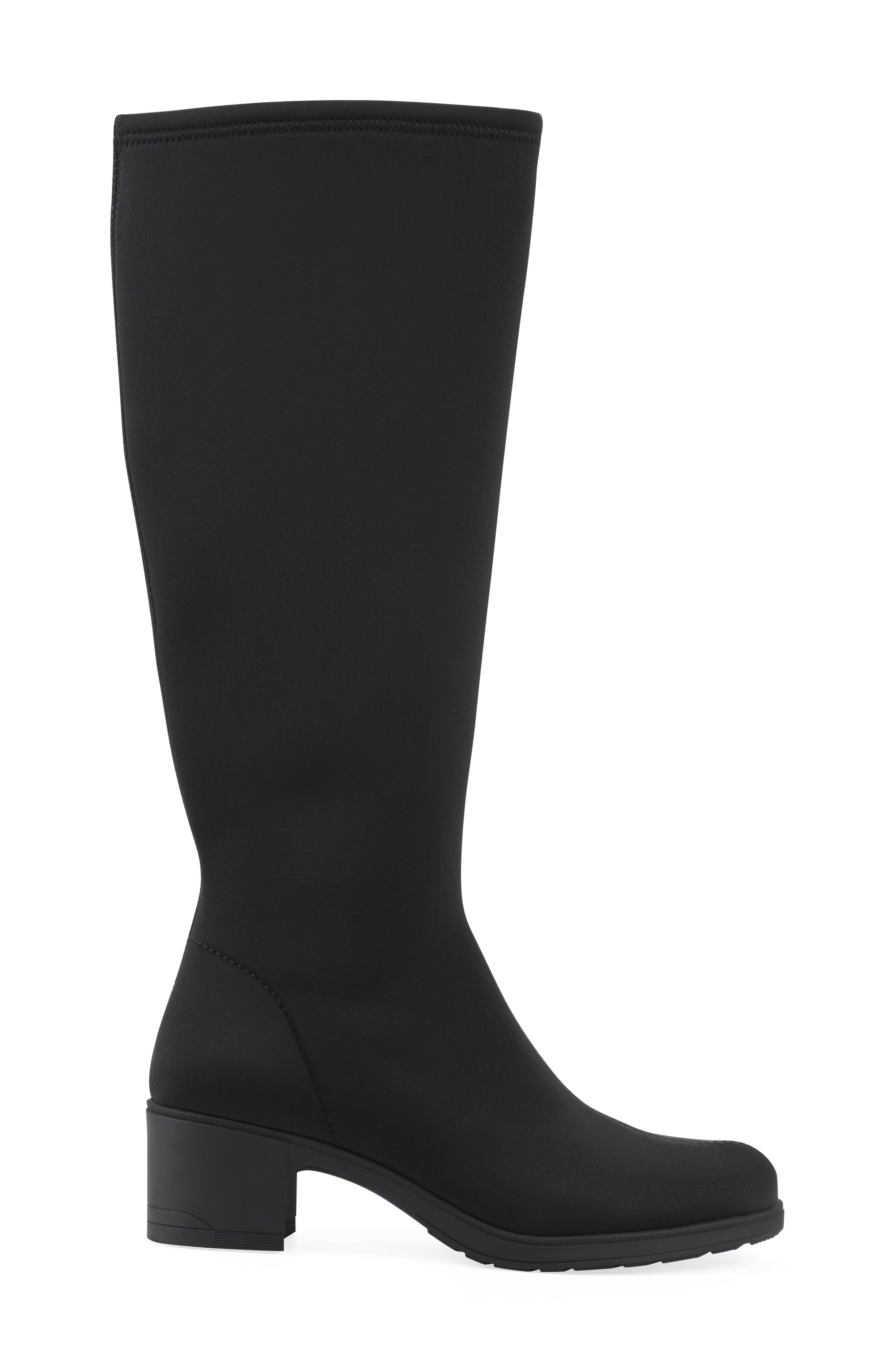 CLIFFS BY WHITE MOUNTAIN Humbert Knee High Boot, Alternate, color, Black Fabric
