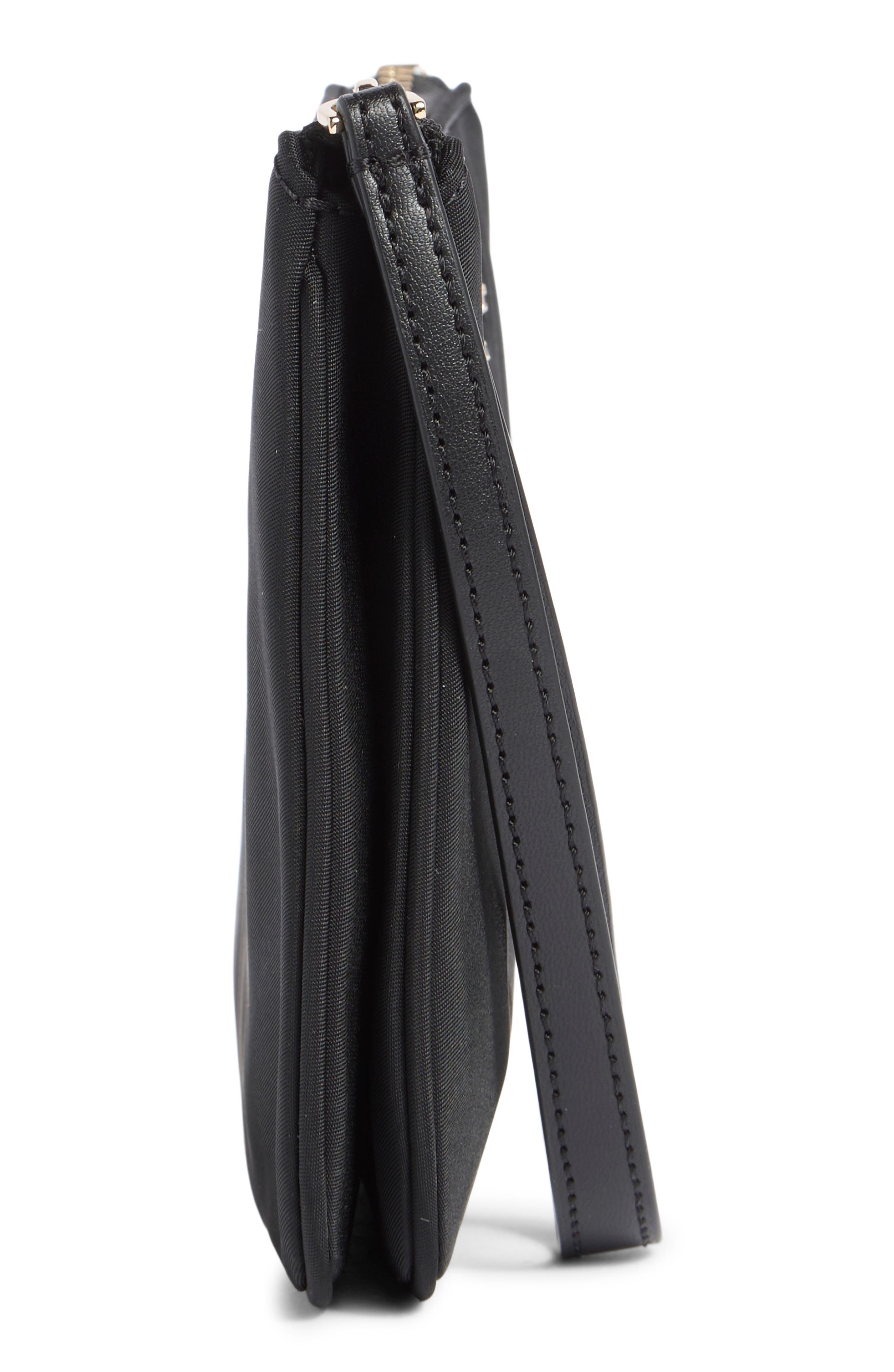 chelsea medium wristlet pouch, Alternate, color, BLACK