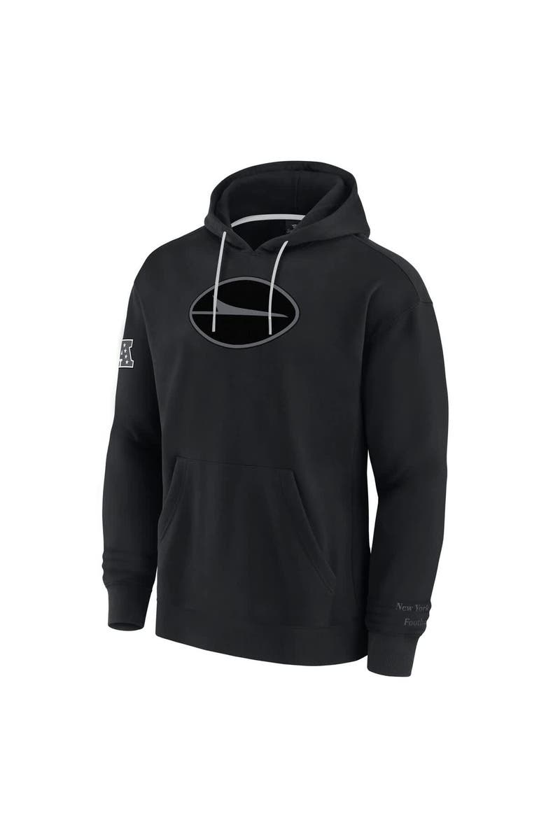 FANATICS Men's Fanatics Black New York Jets Elements Pace Fleece Pullover Hoodie, Alternate, color, Black