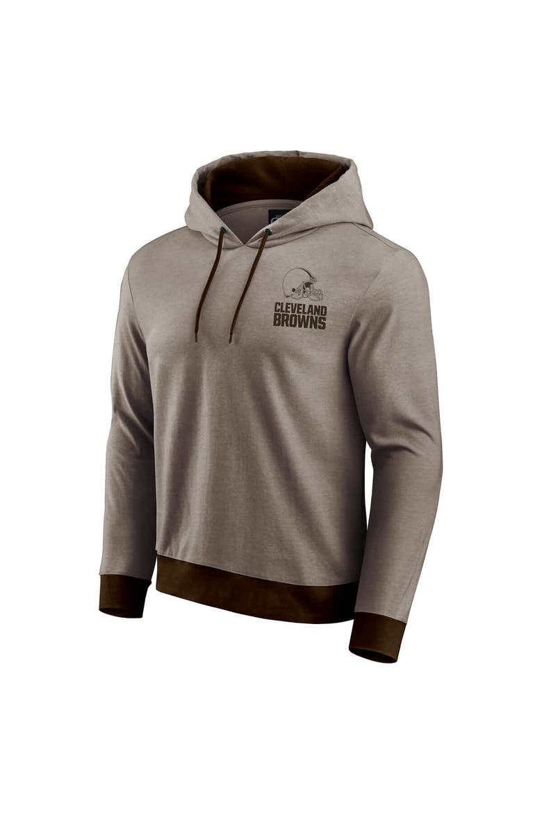 Men's Darius Rucker Collection by Fanatics Brown Cleveland Browns Tonal Knit Pullover Hoodie, Alternate, color, Brown