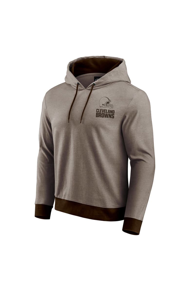 Darius Rucker Collection by Fanatics Men's Darius Rucker Collection by Fanatics Brown Cleveland Browns Tonal Knit Pullover Hoodie, Alternate, color, Brown