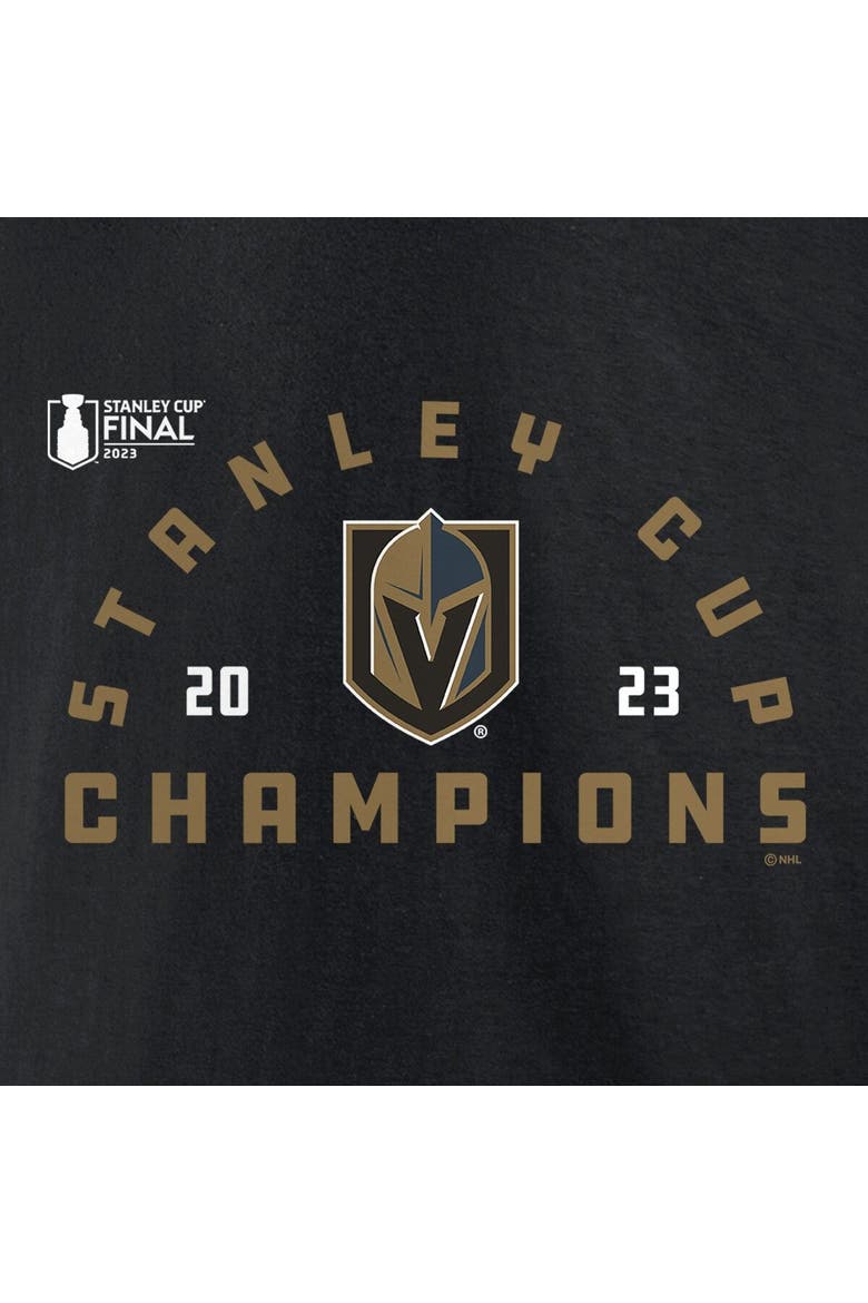 Men's Fanatics Branded  Black Vegas Golden Knights 2023 Stanley Cup Champions Jersey Roster T-Shirt, Alternate, color, Black