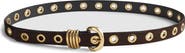 Madewell Metal Eyelet Suede Belt