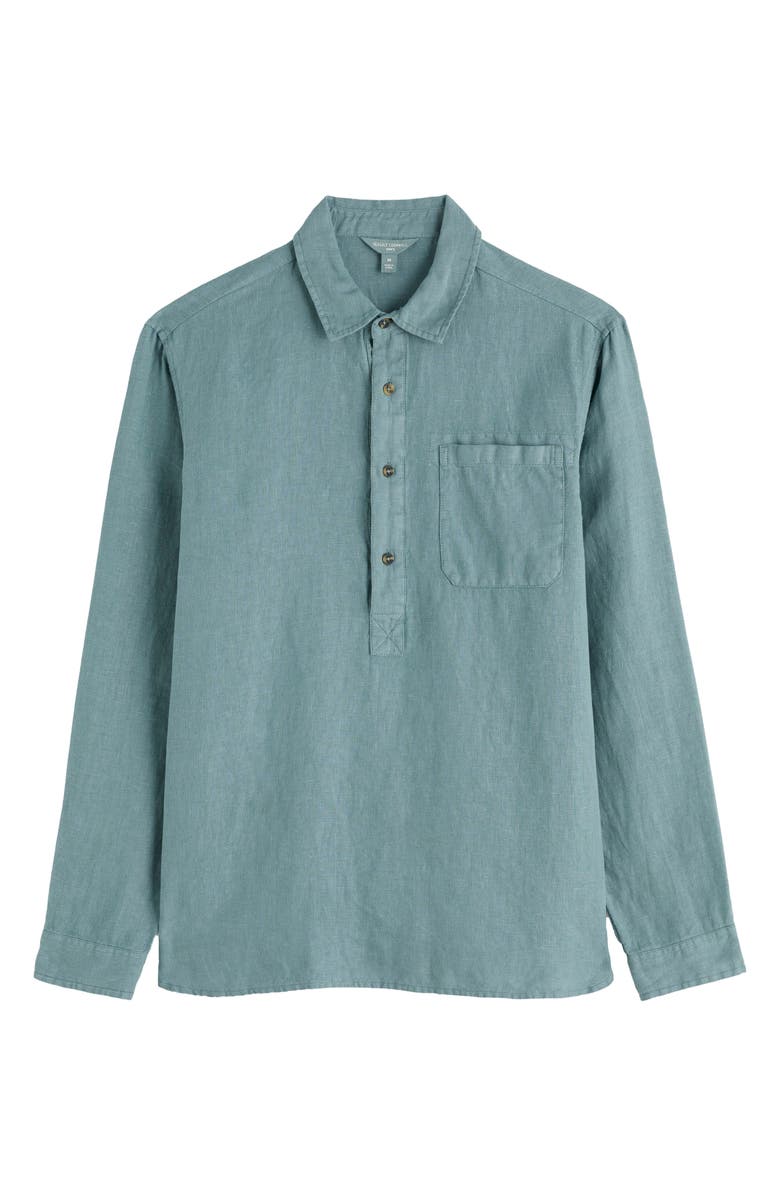 Seasalt Cornwall Artists Linen Popover Shirt, Alternate, color, Enamel