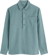Seasalt Cornwall Artists Linen Popover Shirt