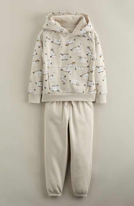 Tucker + Tate Kids' Print Hoodie & Joggers Set