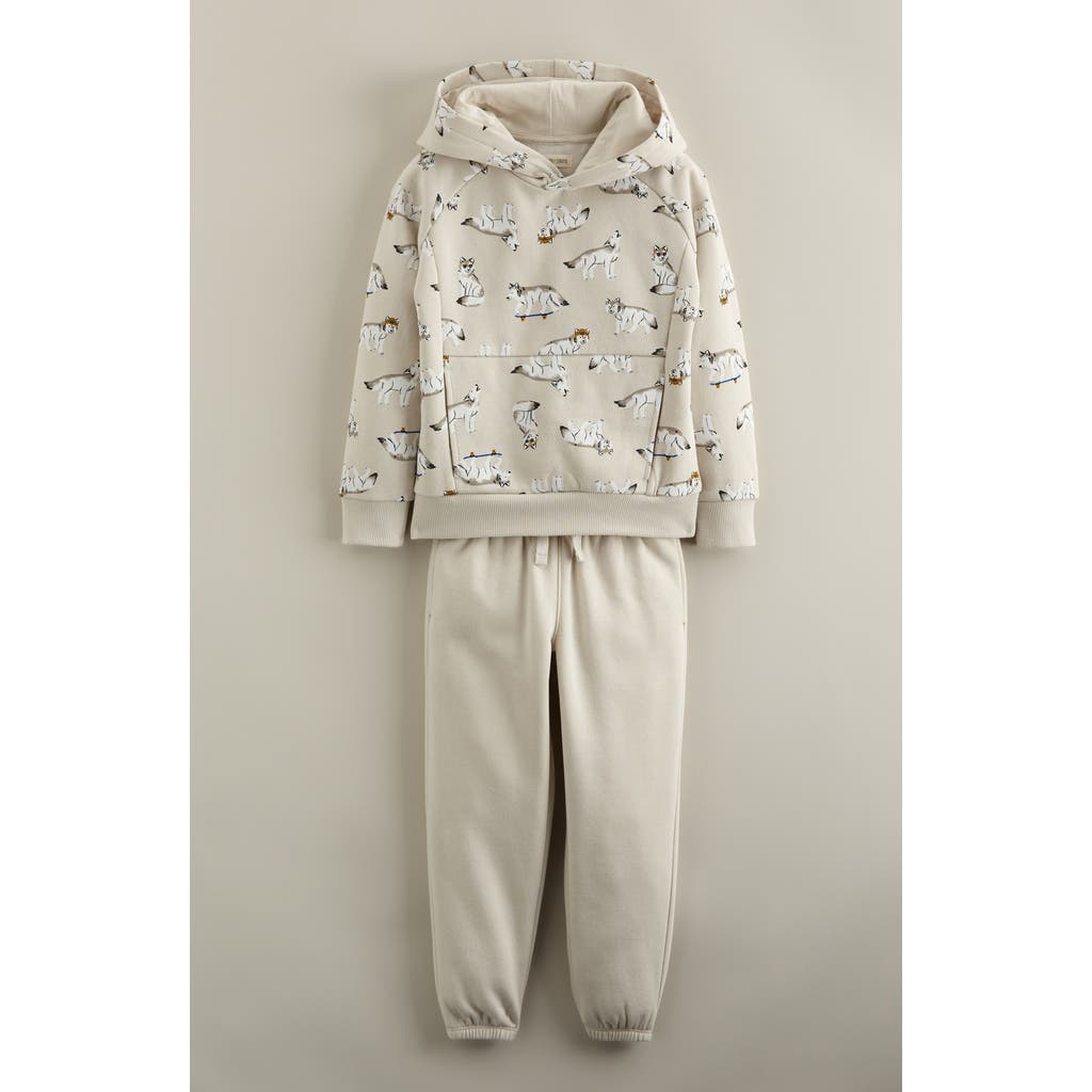 Tucker + Tate Kids' Print Hoodie & Joggers Set In Neutral