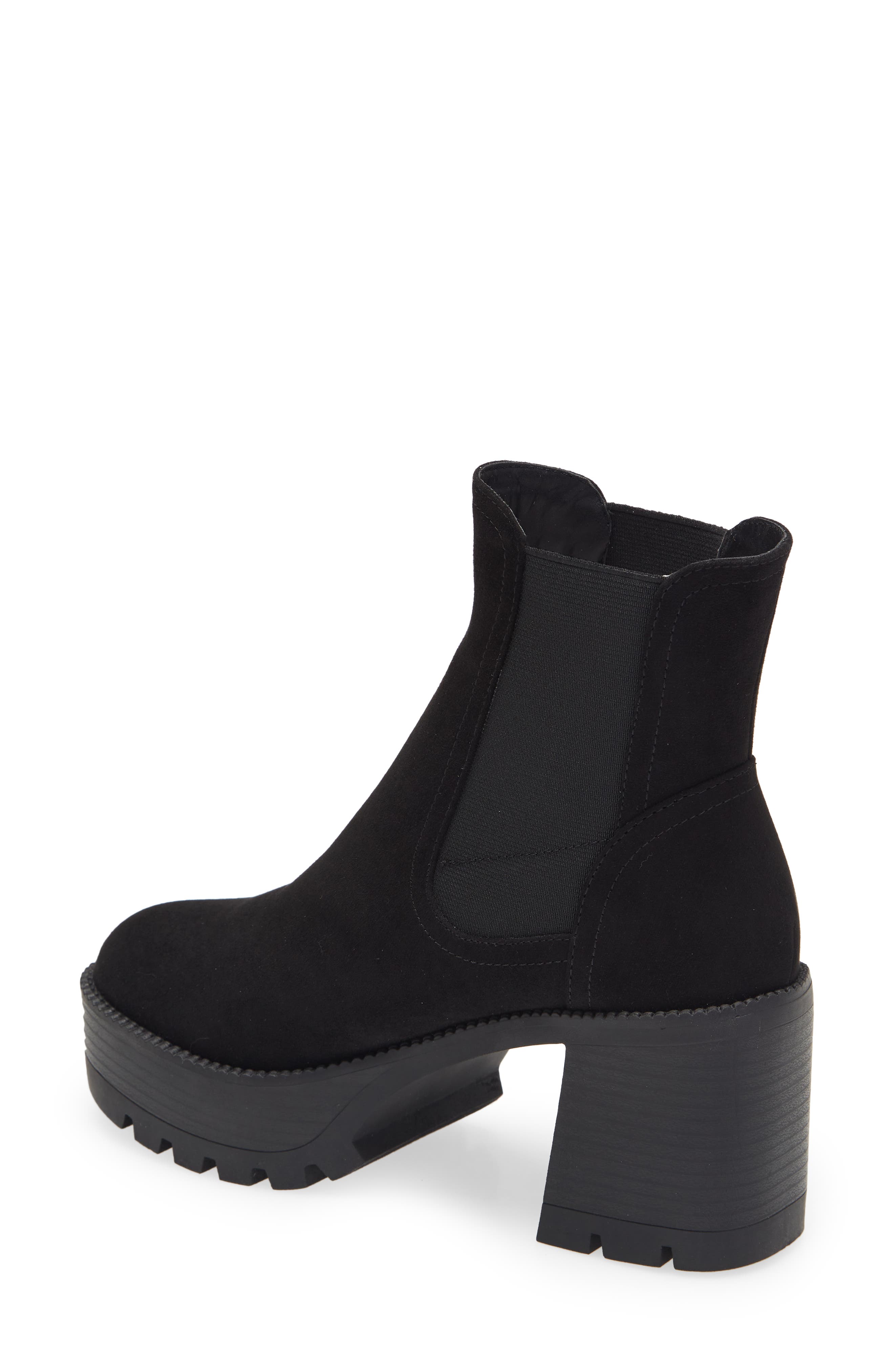Jillyan Platform Chelsea Bootie, Alternate, color, BLACK