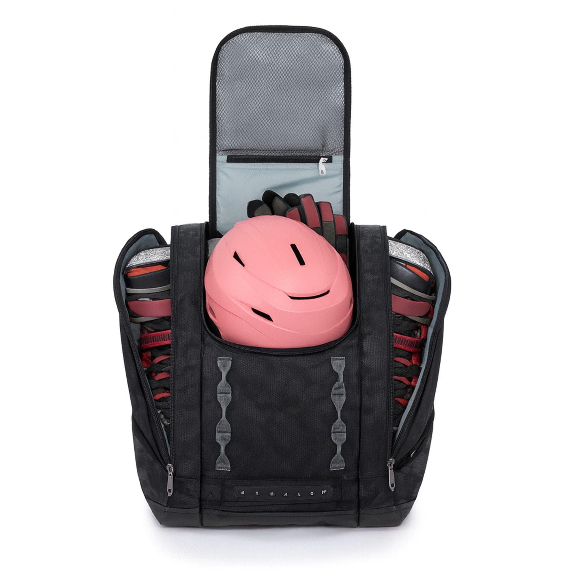 Athalon Everything Ski Boot Bag Gear Pack with Ventilated Boot Compartments, Alternate, color, Nightvision