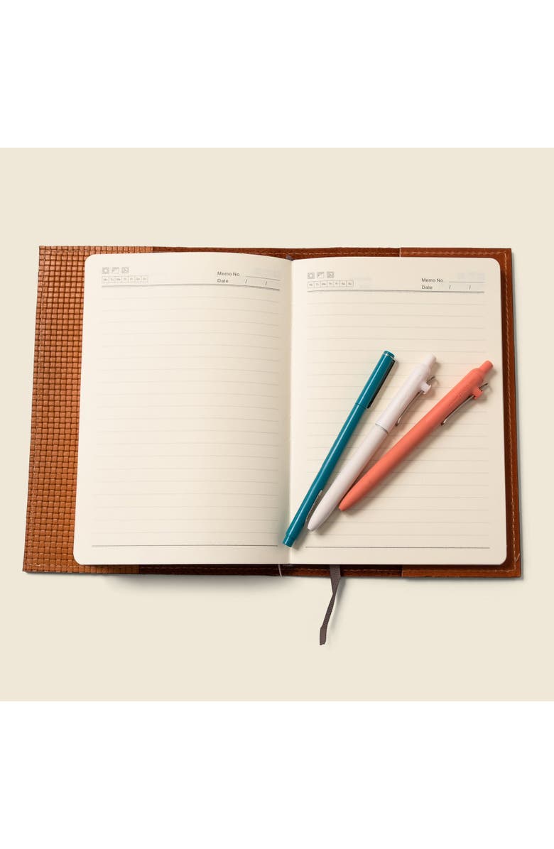 Casupo Refillable A5 Leather Journal Cover, Alternate, color, Tan Limited Edition